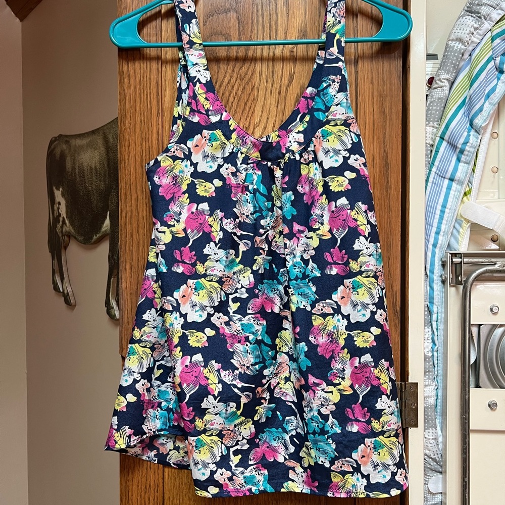 Floral tank top